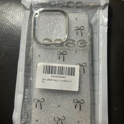Clear Glitter Case for iPhone 16 Pro
