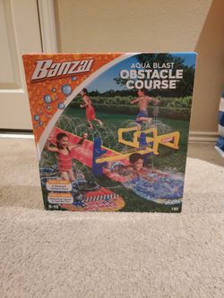 Banzai Aqua Blast Obstacle Course