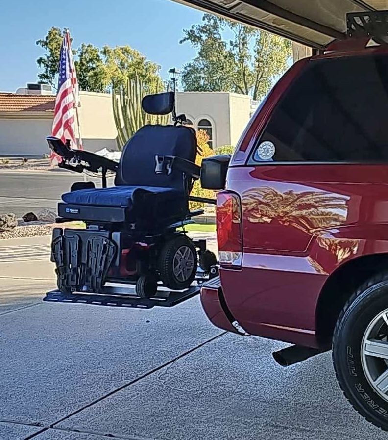Electric Wheelchair with Vehicle Lift - Combo