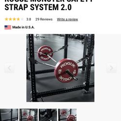 Rogue Monster Safety Straps 30” For Sale 