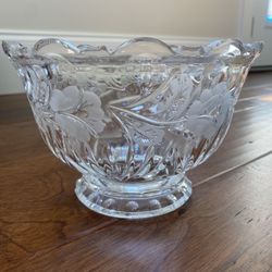 One big glass Bowl 