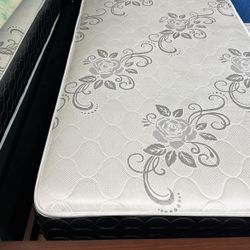 Twin Deluxe Mattress Only Colchon Replacement Single Uno