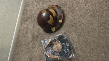Lift hard hat brown camo class g and c type 1 construction hazard