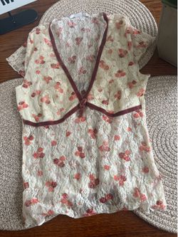 Blusa de flores talla S