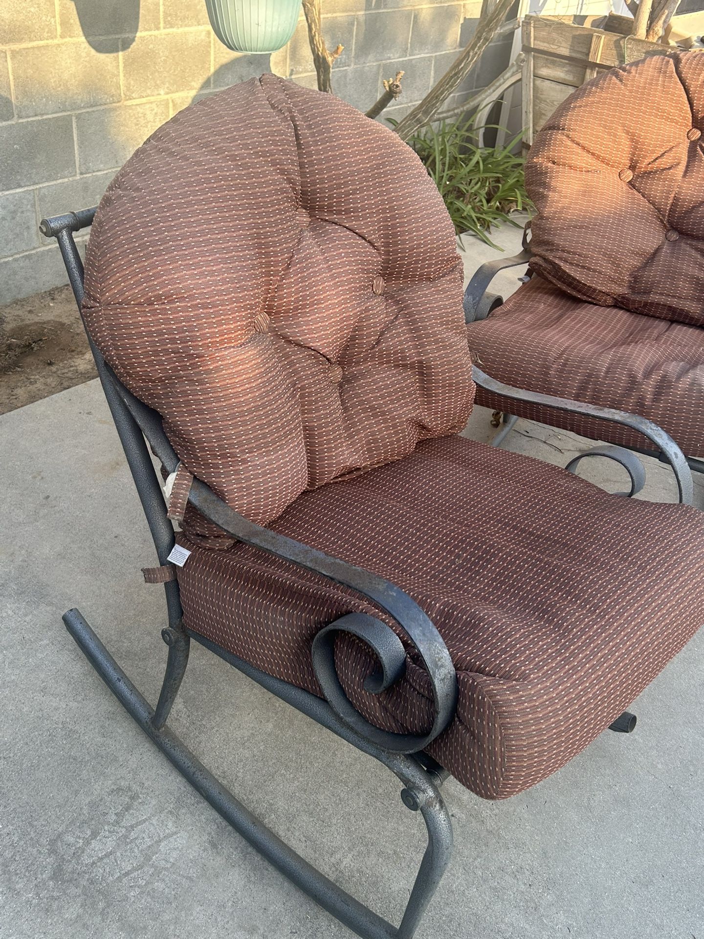 Metal Patio Rocking Chairs