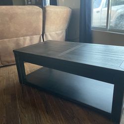 Coffee table(plain wood) from ashley 