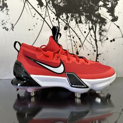 Nike Force Zoom Trout 9 Elite Baseball Cleats FB2906 600 Size 7 University Red