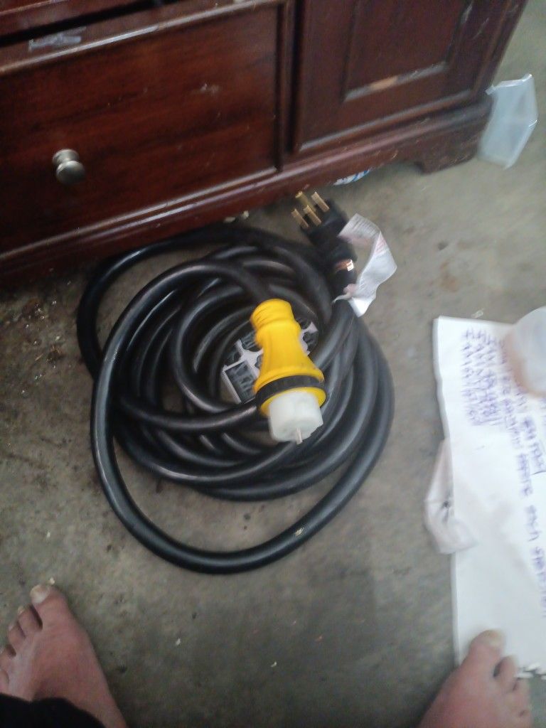 25 Ft 30 Amp male To 50amp Female RV GENERATOR CORD