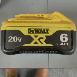 DeWalt 20v XR 6 AH