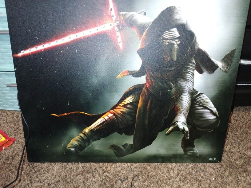 Light Up Star wars Picture