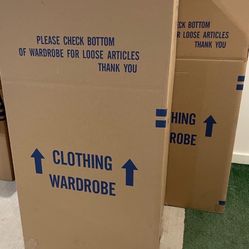 WORKING CLASS WARDROBE MOVING BOXES 📦 $9.00 ea 