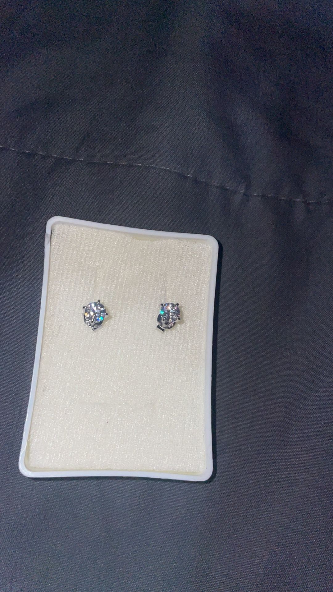 Moissanite earrings studs
