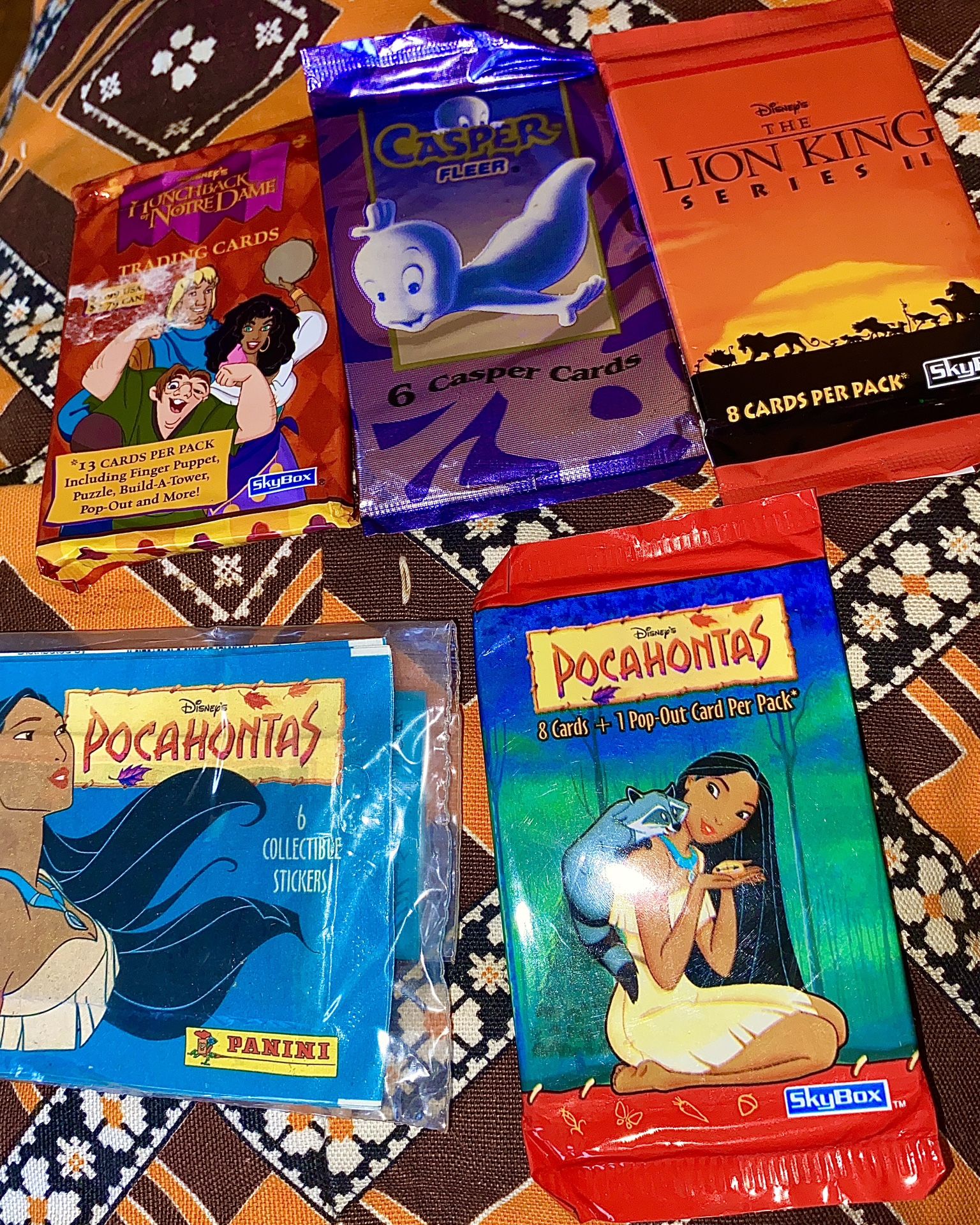 Lot Of Unopened “Vintage” Movie Trading Cards