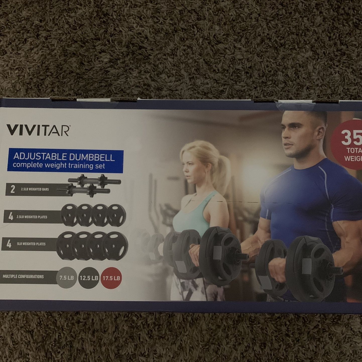 Vivitar dumbbell set hotsell