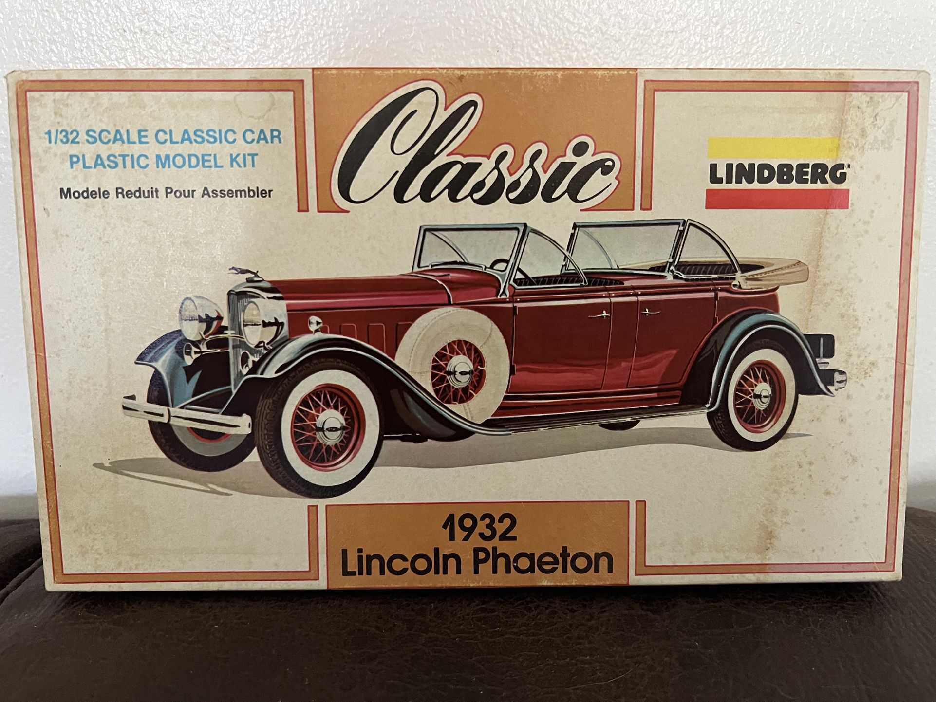 Classic Lindberg 1932 Lincoln Phantom Model Kit