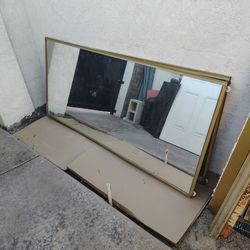 (4) 6'x3' VERY LARGE MIRRORS GYM FITNESS ROOM HOUSE WORKOUT EXERCISE 