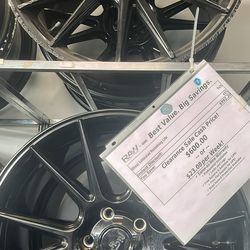 $400 20s 5x120 Niche Rims