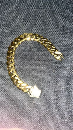 Stainless steel Cuban bracelet