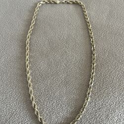 10k Gold Solid Rope Chain 