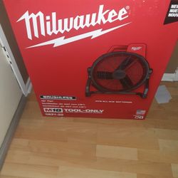 New Large 18" Milwaukee m18 Brushless Fan