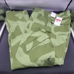 $120 Mens Size L Nike Air Jordan Essentials Chicago Camo Cargo Pants FD7455 340