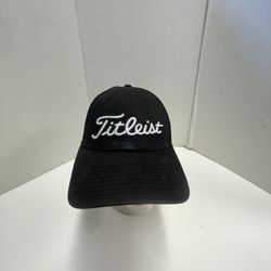 Titleist Pro V1 FJ FootJoy Black New Era Golf Fitted Hat Cap Size Child Youth