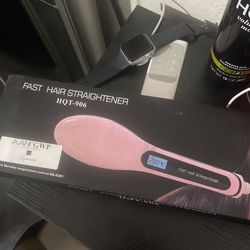 Fast Hair Brush Straighter