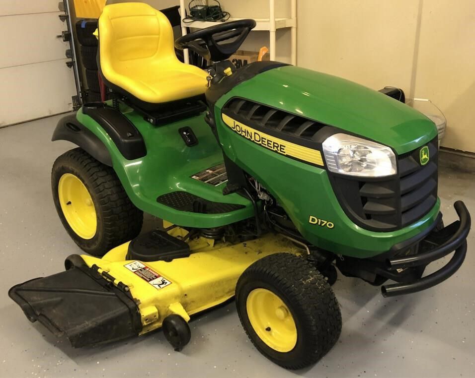 John deere d170 riding mower sale