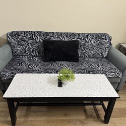 Button-tufted rolled-arm Harrington Sofa