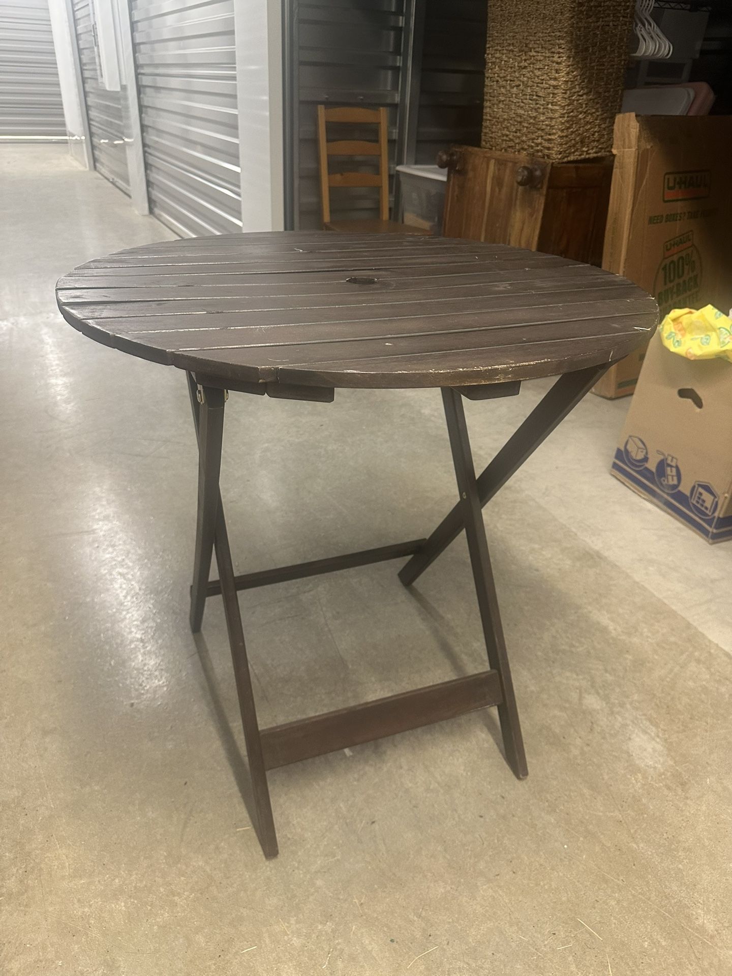 Folding Wood Table