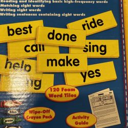 Sight word mats– Lakeshore learning – education students teachers