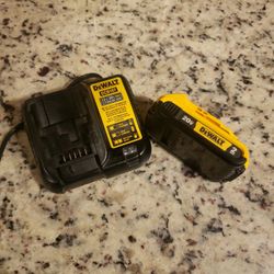 Dewalt Charger And 2ah Battery. Good Condition. 