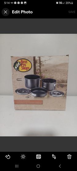 Coleman 5 Piece Aluminum Mess Kit For Camping Hiking Cooking