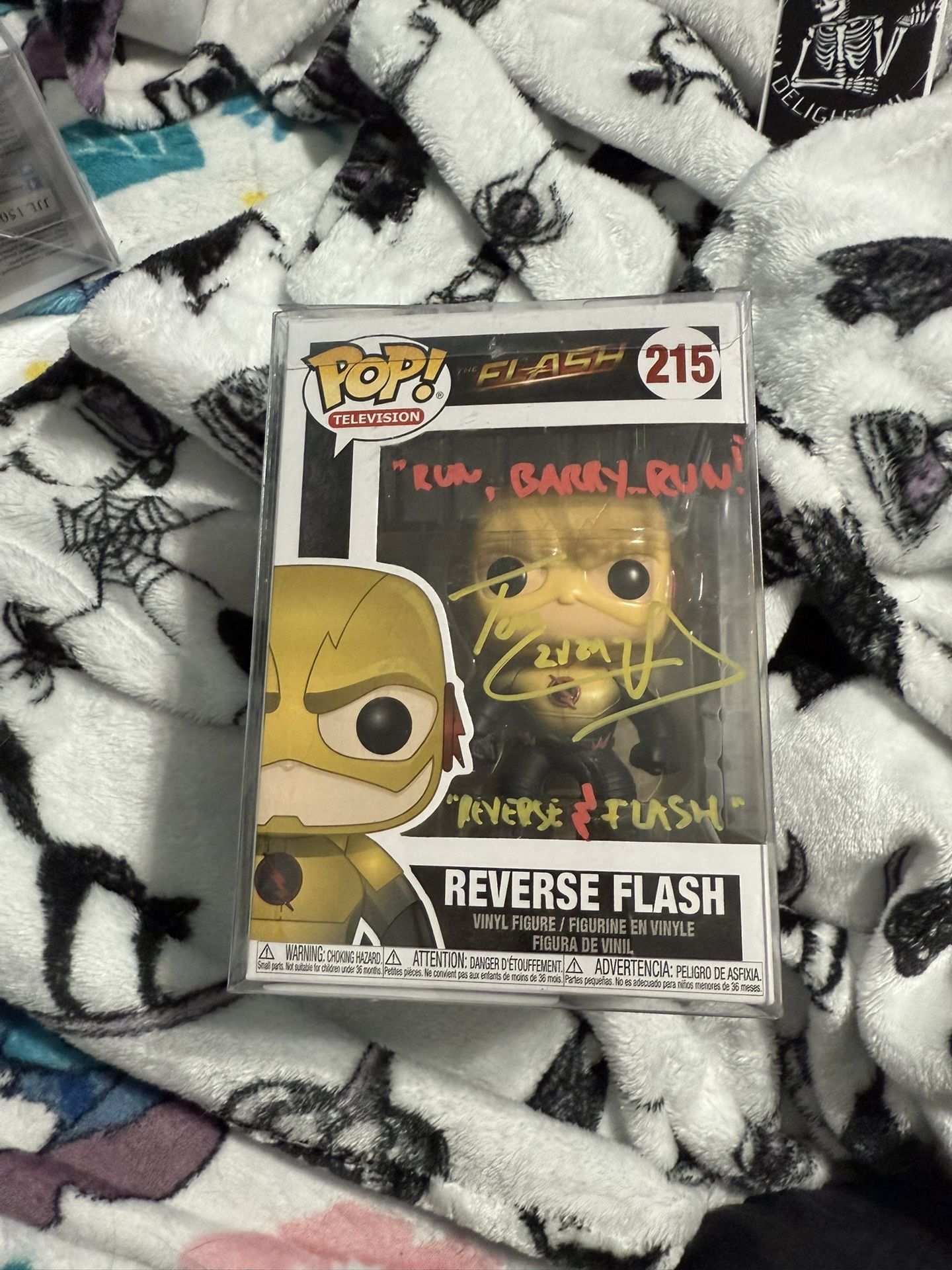 Signed Reverse Flash Funko Pop