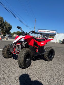 Red Youth ATV - Beginner Sport Quad
