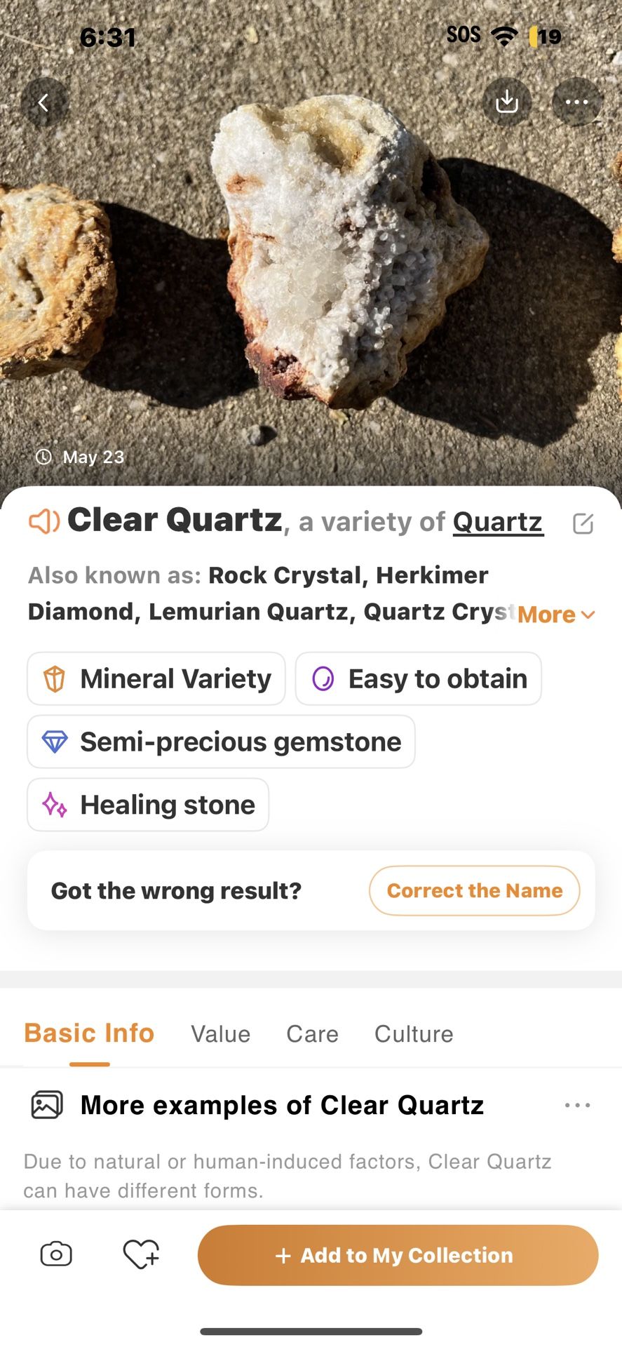 Clear Quarts
