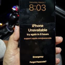 LOCKED Iphone 15 Pro MAX Titanium Black