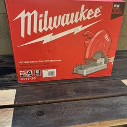 Milwaukee Abrasive Cut Off Machine 