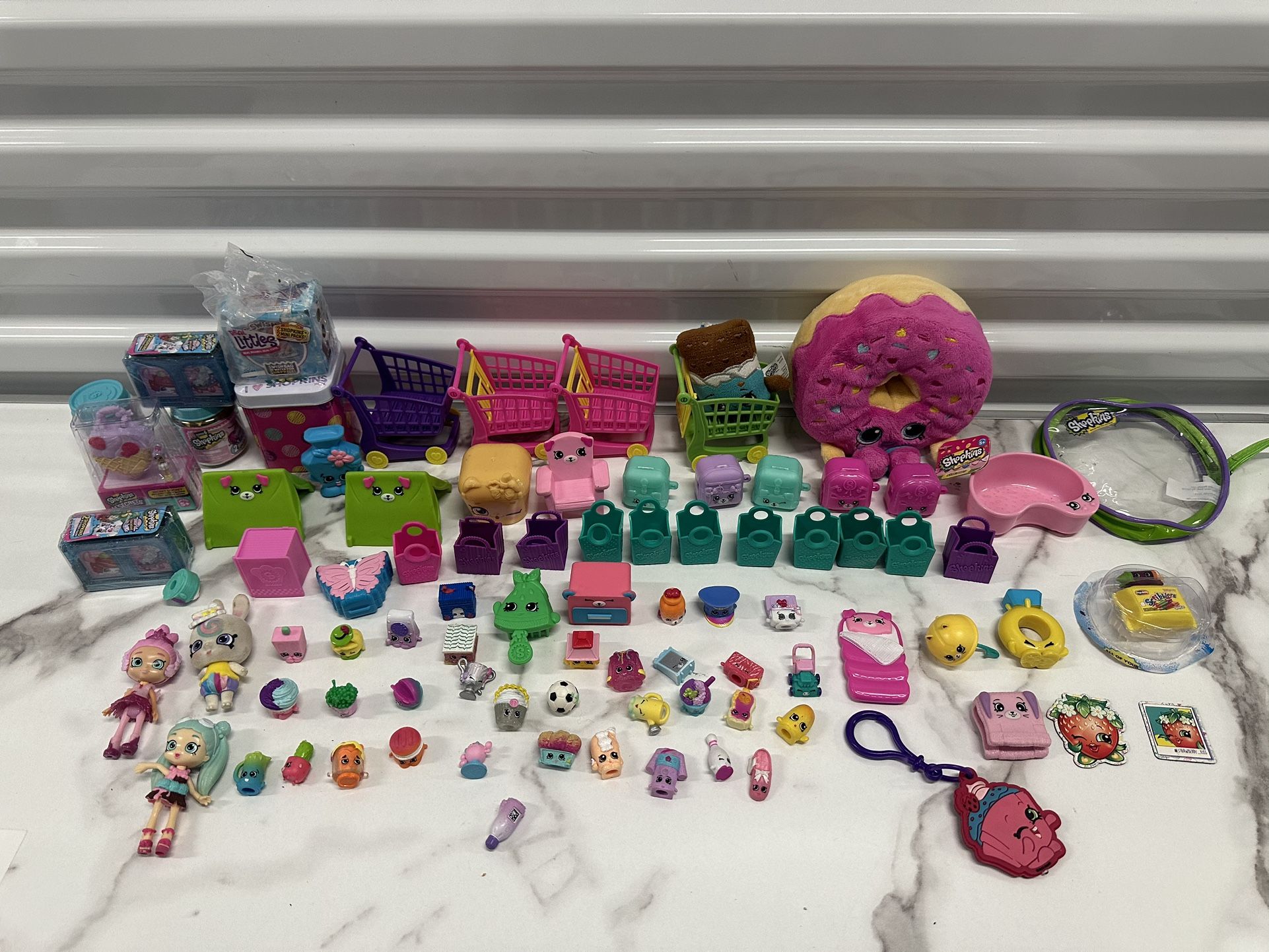 Big Shopkins Toy Lot Figures And Some Even Sealed New