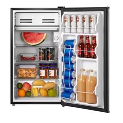 3.3 cu ft Compact Refrigerator Silver