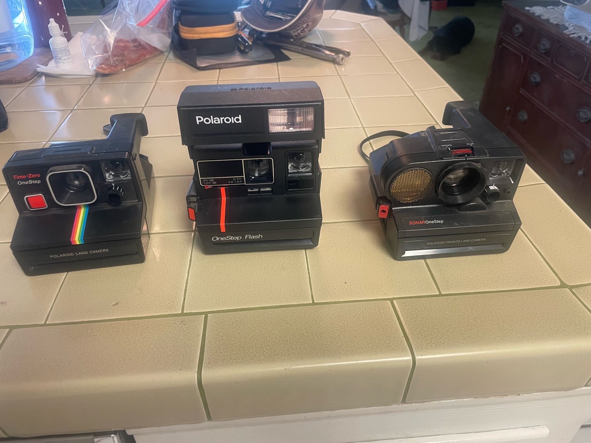 Polaroid cameras.. As is..