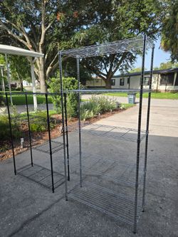 (New) Two metal racks