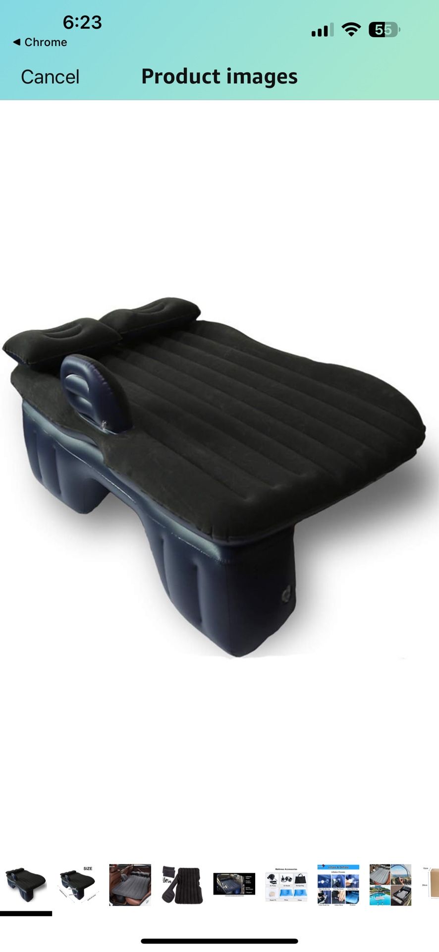 Air Bed Fits Most Backseats
