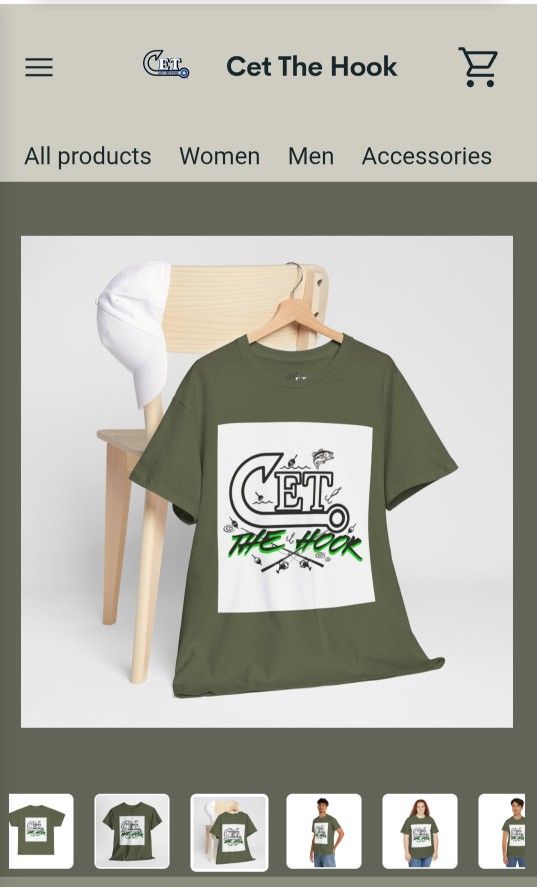 Cet The Hook Fishing T Shirt