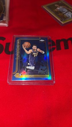 2025 Topps Chrome Update Luka Doncic True Blue /150