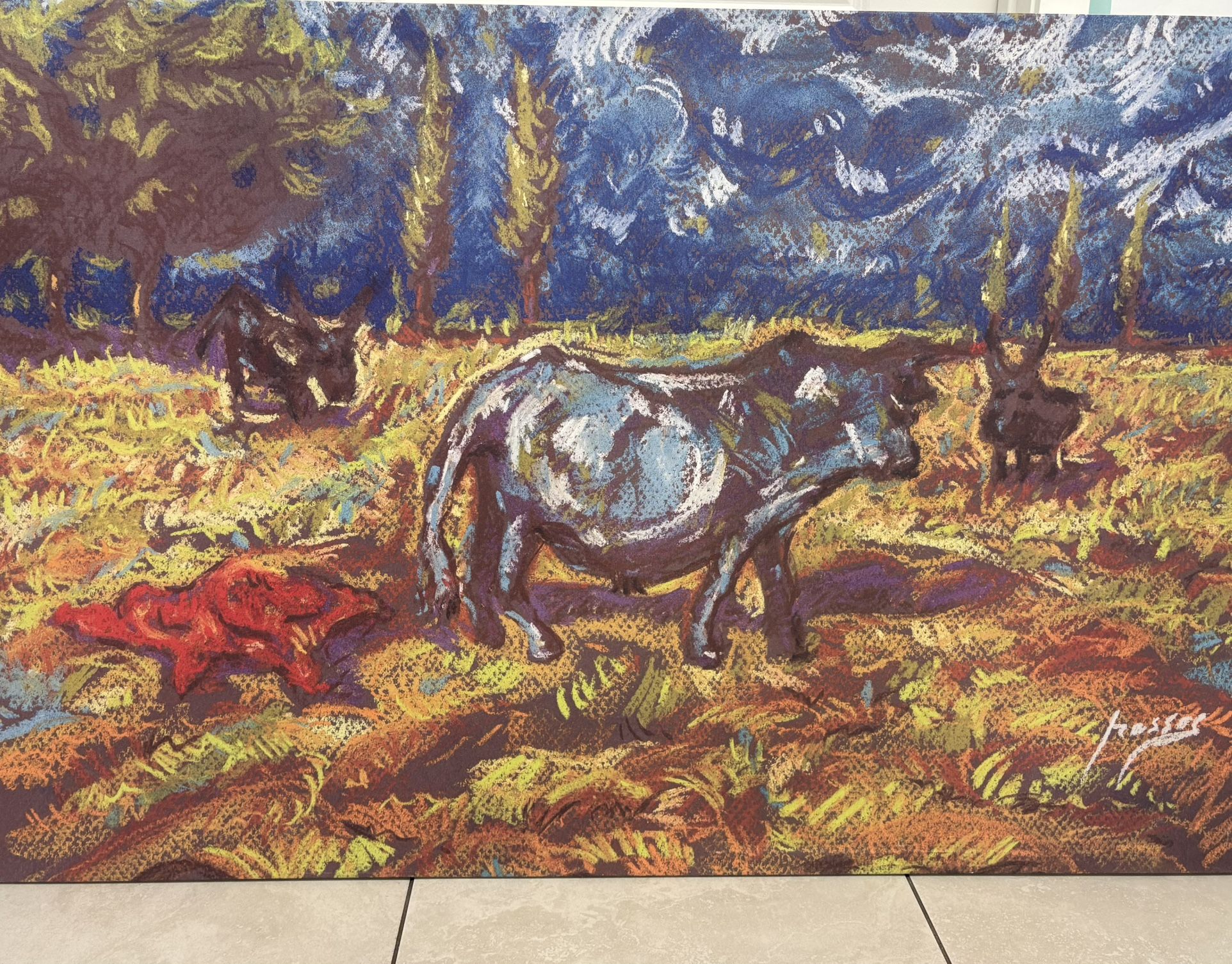 BULL PAINTING