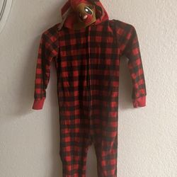 Christmas Pijamas Size 6 Reindeer