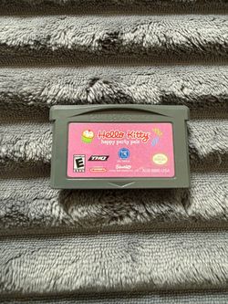 Gameboy advance hello kitty happy party pals