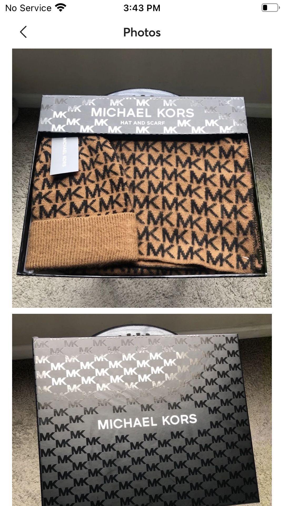 Brand New Michael Kors Hat And Scarf