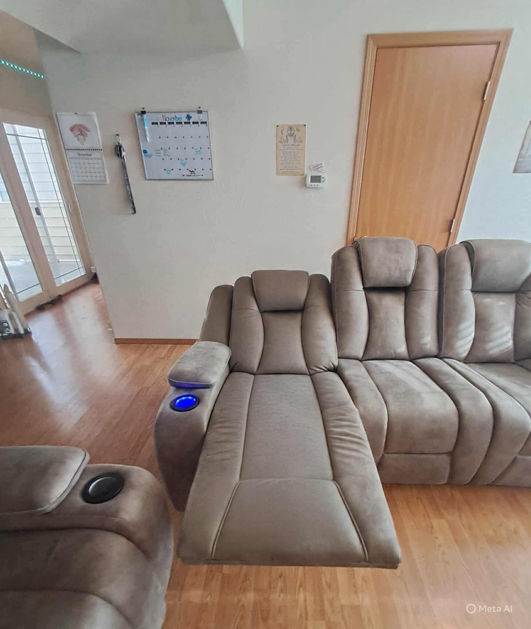 2 Suede Couch’s